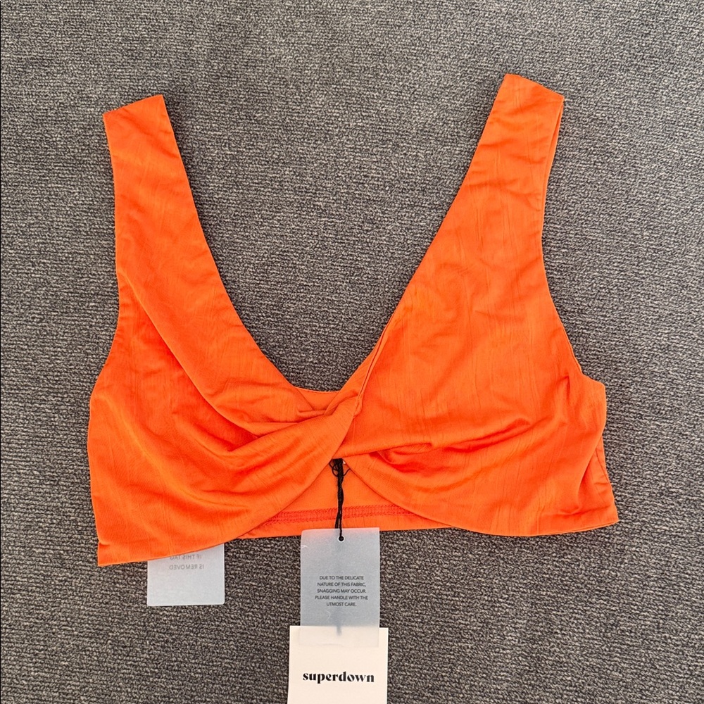 Joana Maxi Skirt Set in Tangerine - Picture 2 of 6
